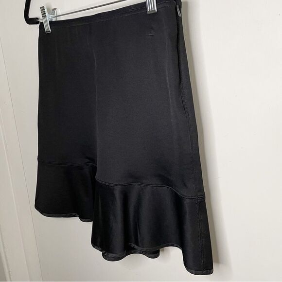 Rag & Bone tight stretchy ruffle Hem Black Mini skirt 6 - Picture 11 of 12